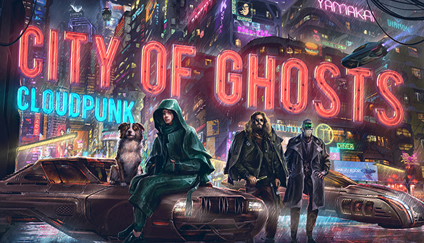 Cloudpunk: City of Ghosts key art